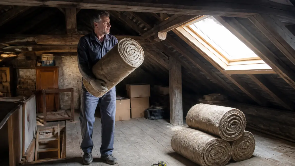 Isolation des combles perdus : prix au m² et aides en 2026